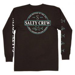 Clothing Salty CrewDeep Sea Long Sleeve Tee -Cheap Ifish Store SC deepsee lst black front 600x