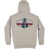 Clothing Salty Crew High Tail Fleece Hoodie -Cheap Ifish Store SC hightail hood gunmetal back 600x