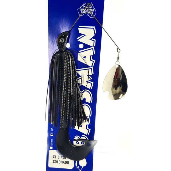 Bassman Spinnerbaits Murray Cod Lures Bassman XL Single Colorado Spinnerbait 6 Bassman Spinnerbaits Murray Cod Lures Bassman XL Single Colorado Spinnerbait - Image 4