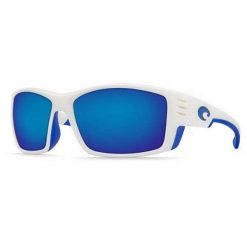 Costa Del Mar Cortez White/Blue Sunglasses - NO BOX