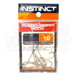 Hooks Instinct Blood Worm #6 Hook 25 Value Pack