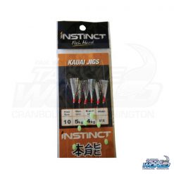 Pre Tied Rigs Instinct Sabiki Bait Rig Tinsel Feather Rainbow