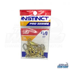 Terminal Tackle Instinct Pro Series Brass Snap Interlock Swivels