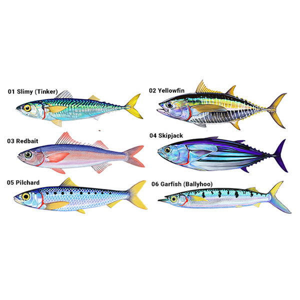 Skirted Lures Pakula Fish Print Series 3 Skirted Lures Pakula Fish Print Series