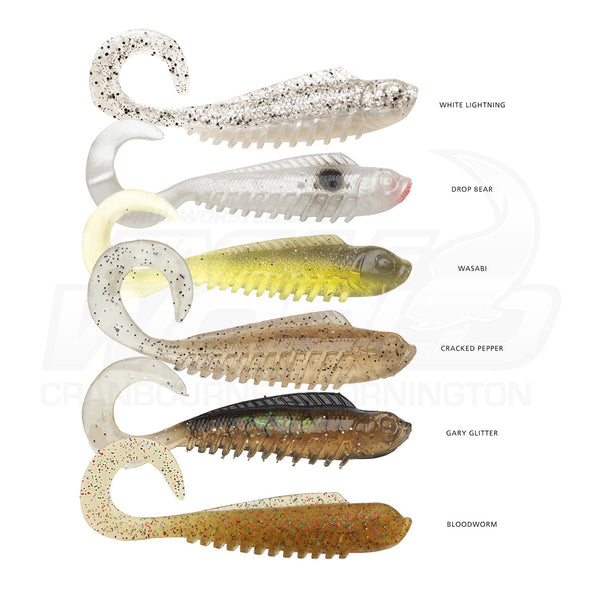 Lures Squidgies Pro Wriggler Soft Plastic 3 Lures Squidgies Pro Wriggler Soft Plastic