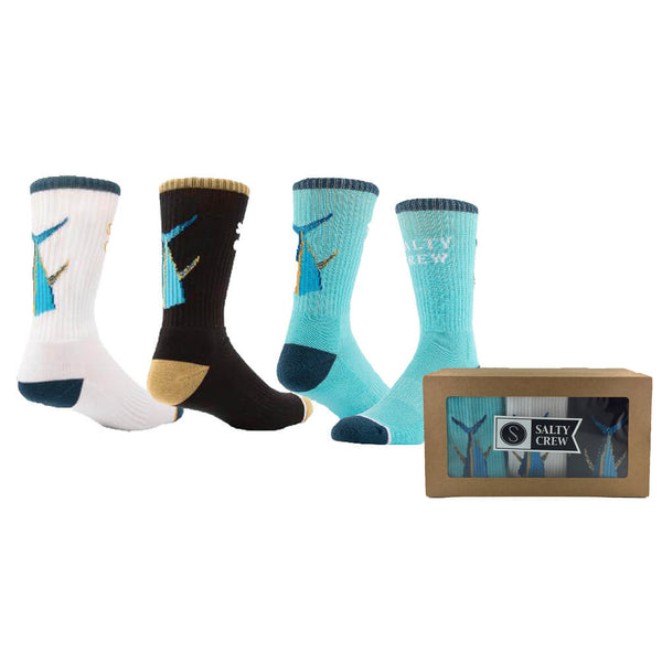 Clothing Salty Crew Fish Sticks 3pk Socks 3 Clothing Salty Crew Fish Sticks 3pk Socks