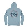 Clothing Salty Crew First Mate Fleece Hoodie -Cheap Ifish Store sc firstmatehood blue back 600x