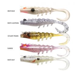 Lures Squidgies Prawn Wriggler Tail Soft Plastics