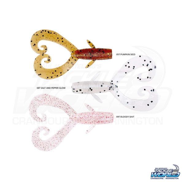 Lures Squidgies Bio Tough Double Tail Grub 4 Lures Squidgies Bio Tough Double Tail Grub - Image 2